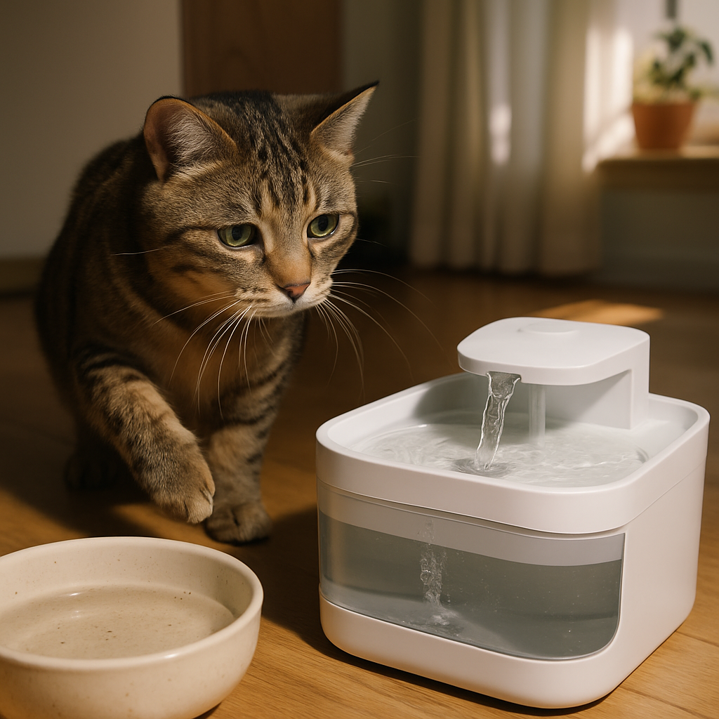 Cat Water Fountain Benefits for Picky Drinkers