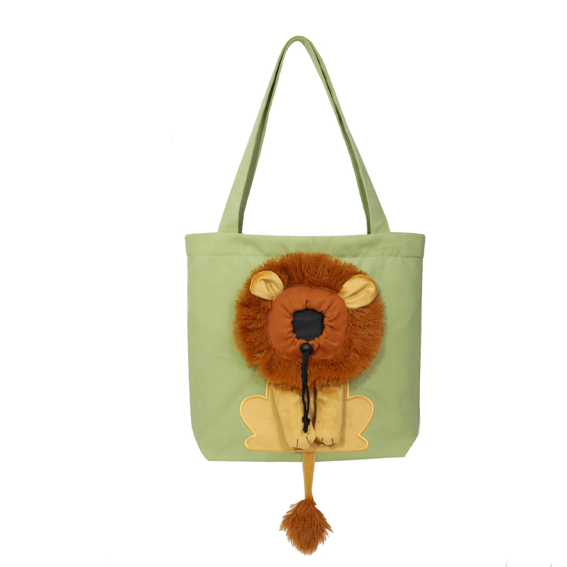 Travel Made Cute: Lion Pet Carrier for Small Pets