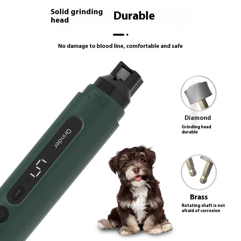 5-Speed Pet Nail Grinder – Gentle, Fast, and Quiet
