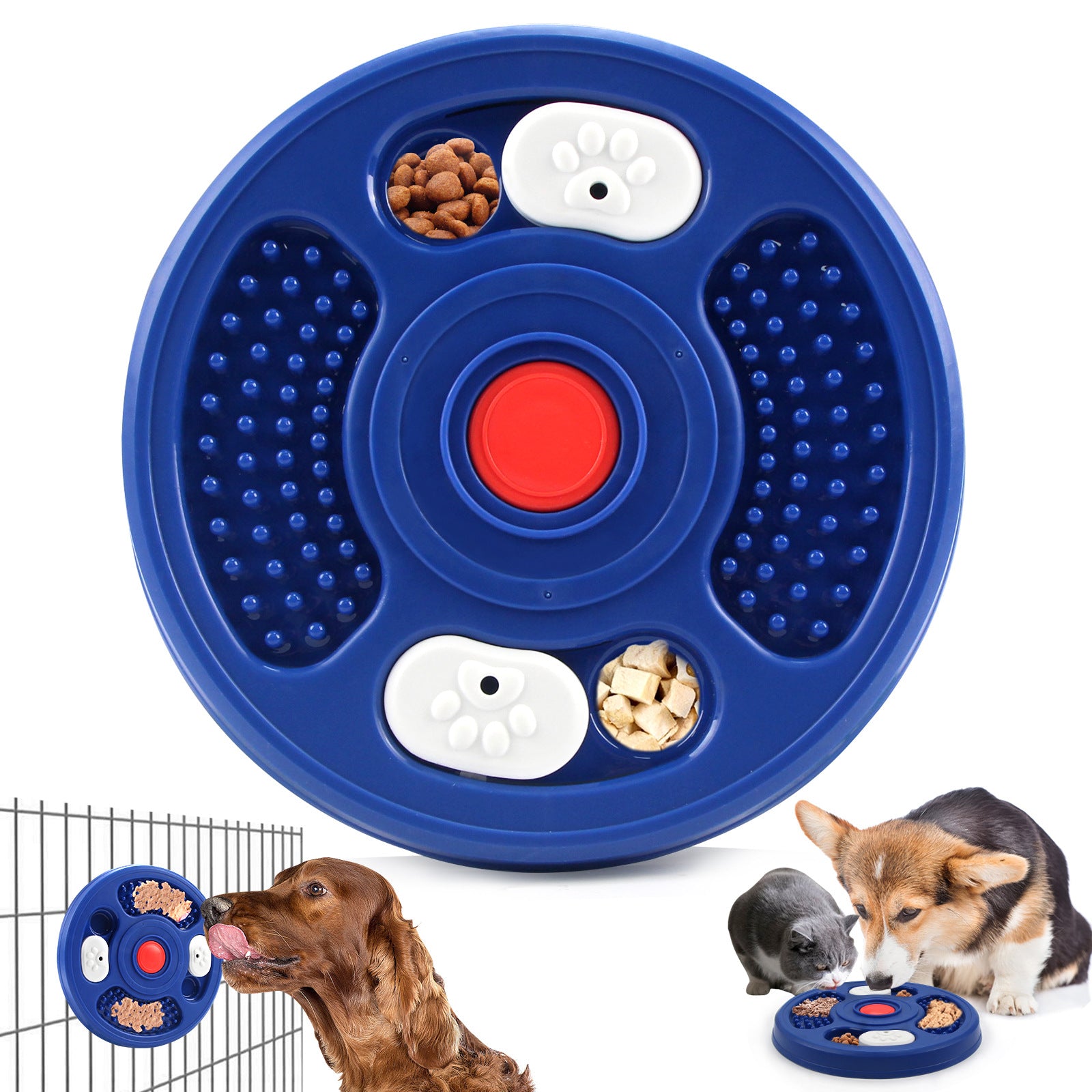 Slow Feeder + Lick Mat – Calm Eating Anywhere