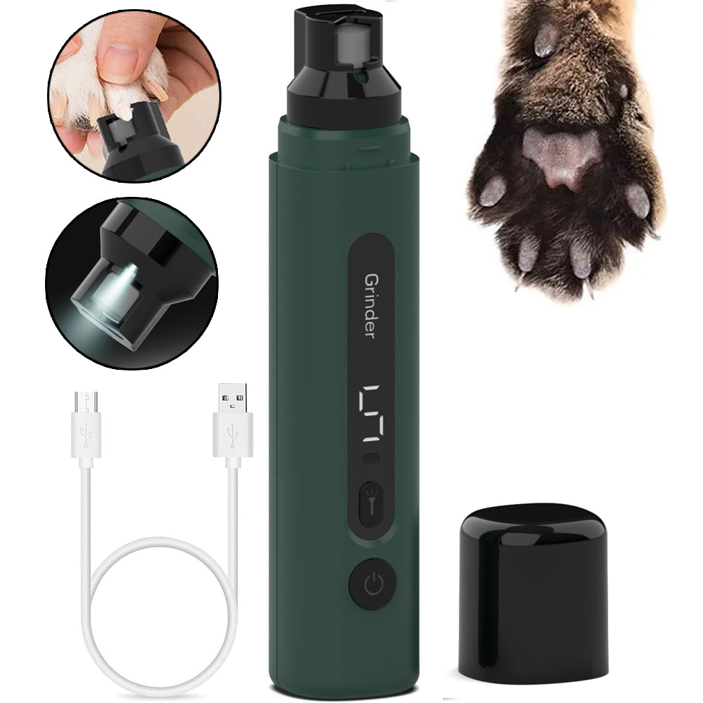 5-Speed Pet Nail Grinder – Gentle, Fast, and Quiet