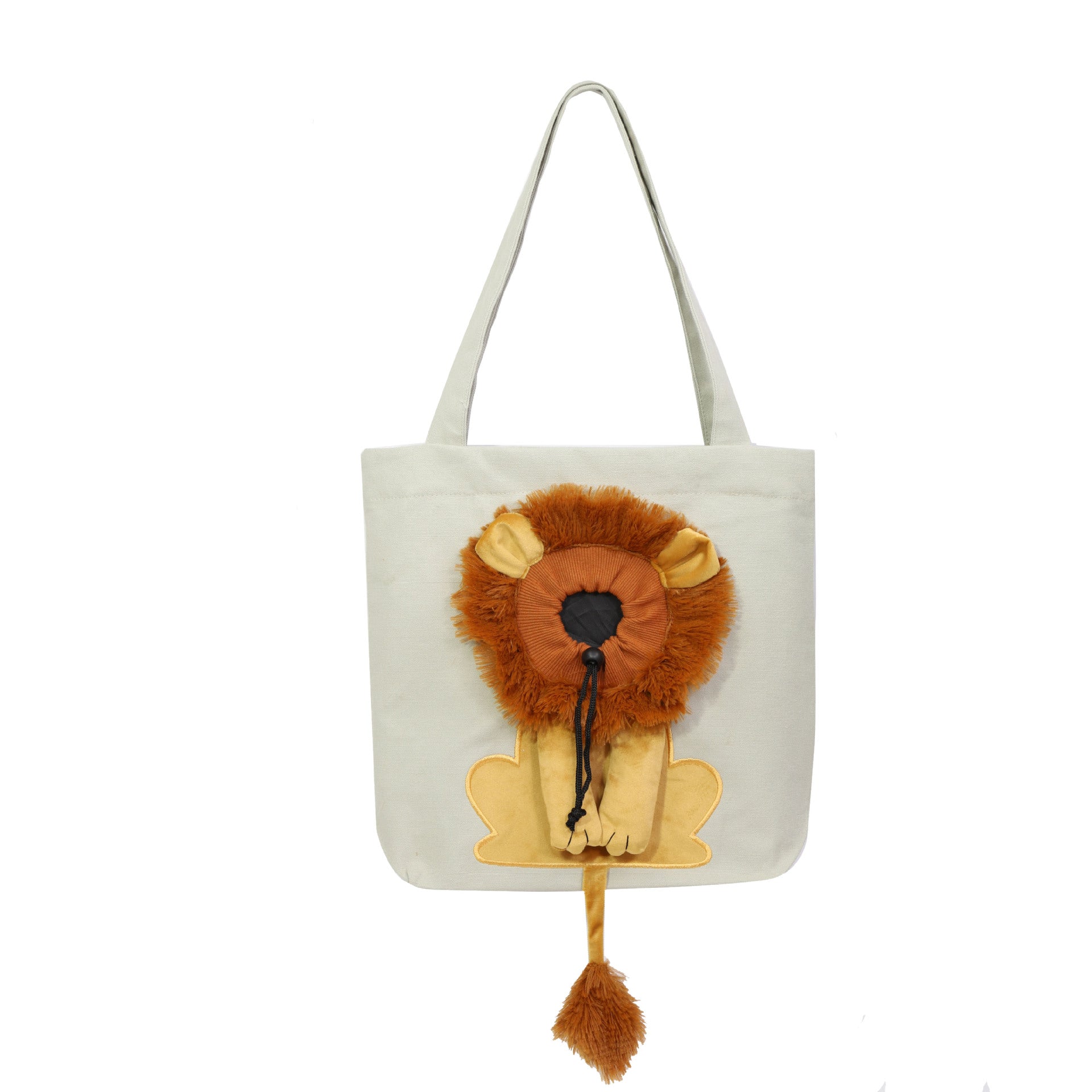 Travel Made Cute: Lion Pet Carrier for Small Pets