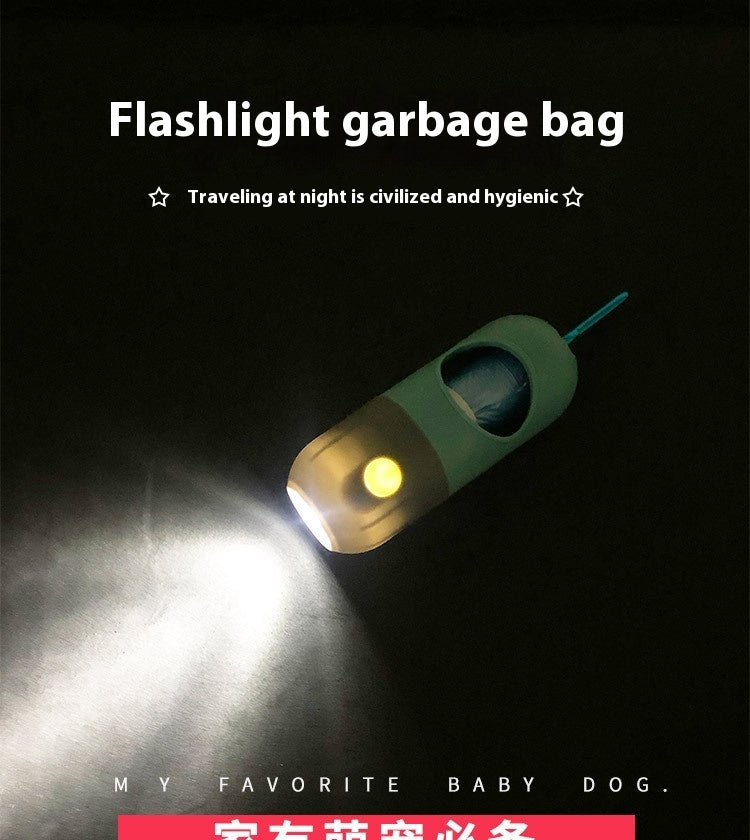 Walk Smarter: Lighted Dog Poop Bag Dispenser