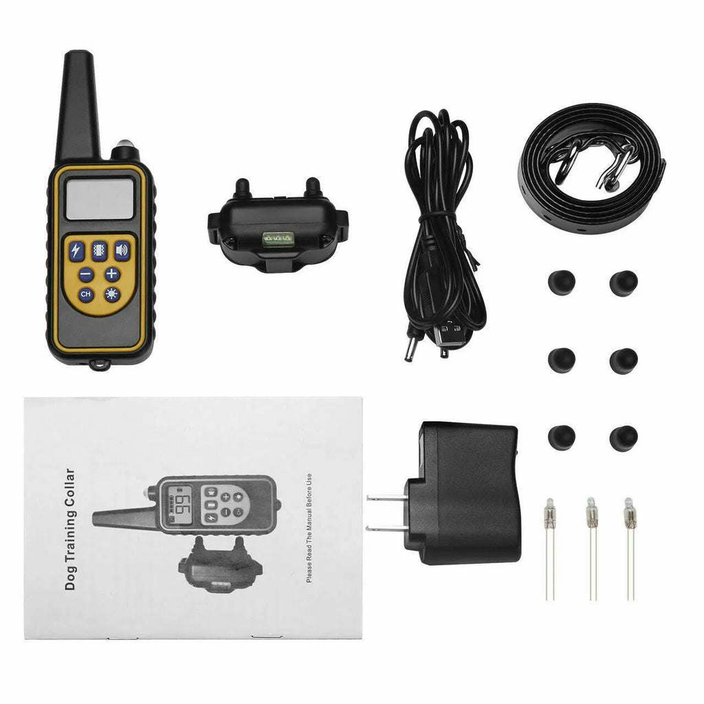 3000 FT Rechargeable Waterproof Dog Training Collar