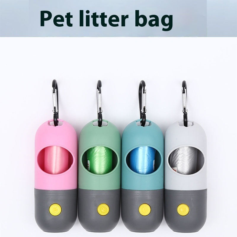 Walk Smarter: Lighted Dog Poop Bag Dispenser