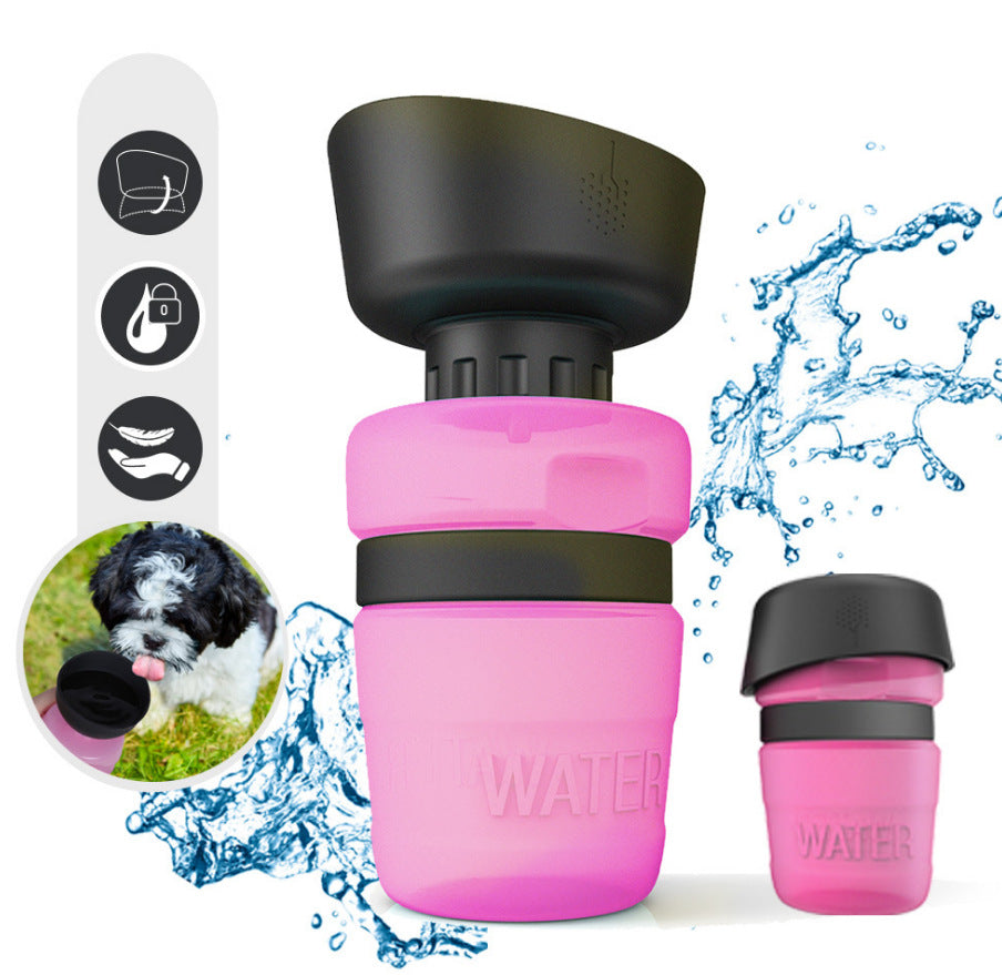 Road Trip Essential: Portable Water Bottle for Dogs