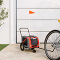 Fresh Air Views: Orange Bike Trailer for Small Dogs