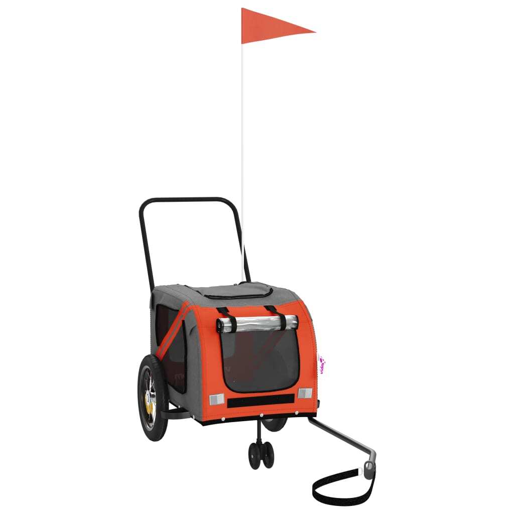Fresh Air Views: Orange Bike Trailer for Small Dogs