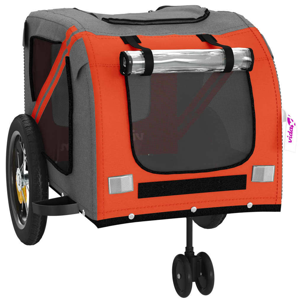 Fresh Air Views: Orange Bike Trailer for Small Dogs