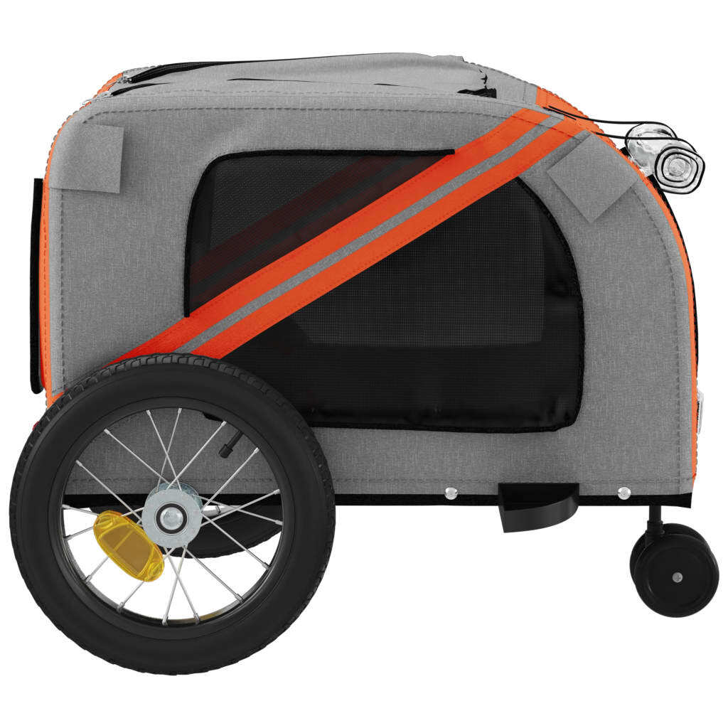 Fresh Air Views: Orange Bike Trailer for Small Dogs