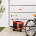 Outdoor Fun Made EasyPet Bike Trailer in Orange Small