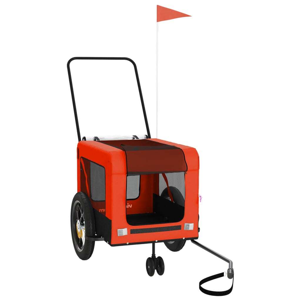 Outdoor Fun Made EasyPet Bike Trailer in Orange Small