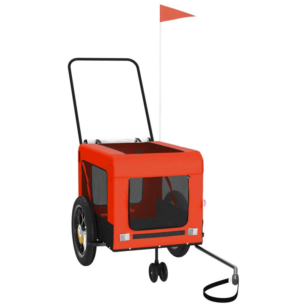 Outdoor Fun Made EasyPet Bike Trailer in Orange Small