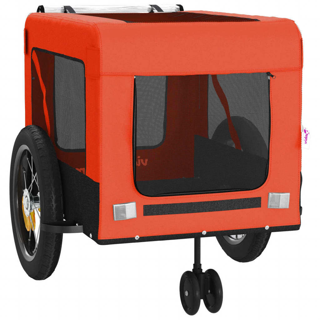 Outdoor Fun Made EasyPet Bike Trailer in Orange Small