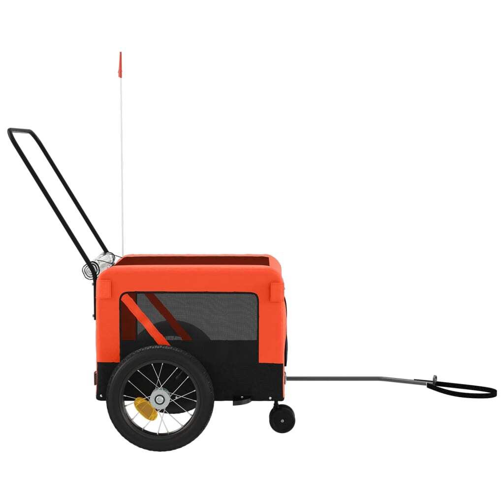 Outdoor Fun Made EasyPet Bike Trailer in Orange Small
