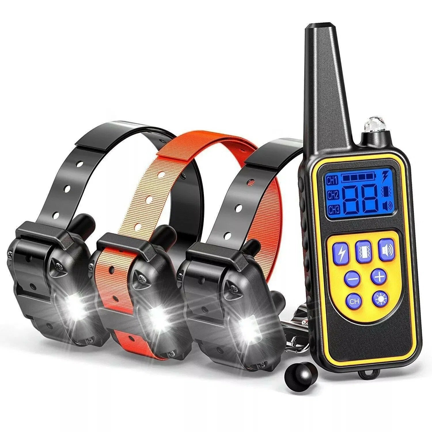 3000 FT Rechargeable Waterproof Dog Training Collar