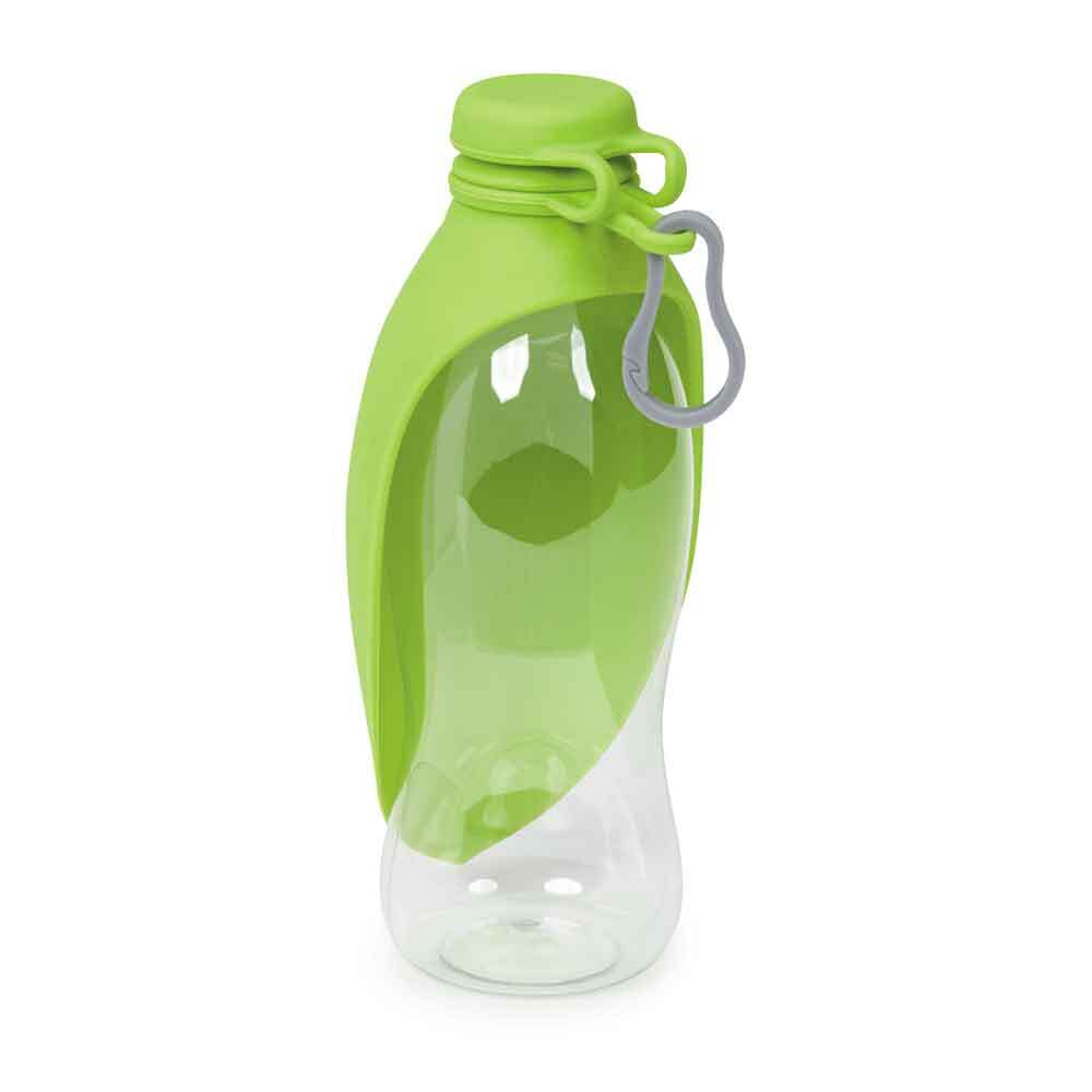 No-Spill Sips: Cool Pup Folding Travel Bottle 18oz