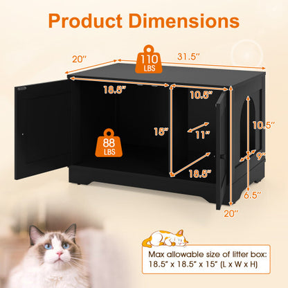 A Smarter Litter Setup: Discreet Cat Cabinet Table