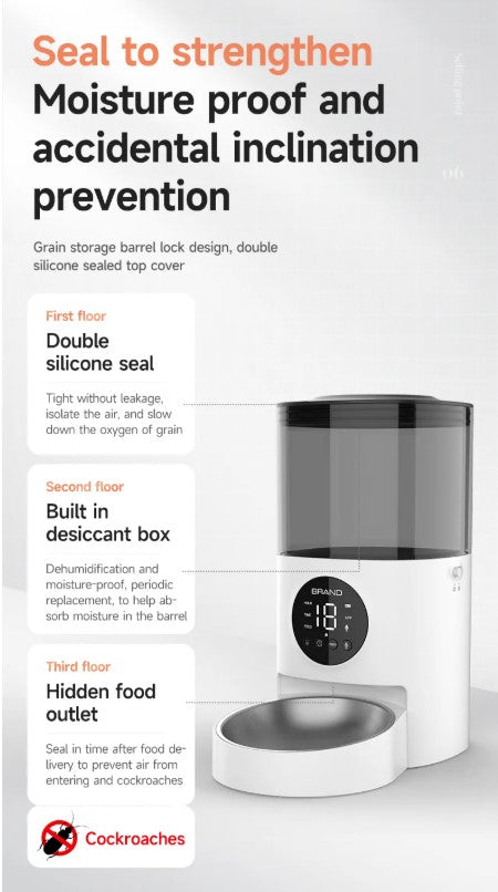 Happy Tummies, On Time: Smart WIFI Pet Feeder