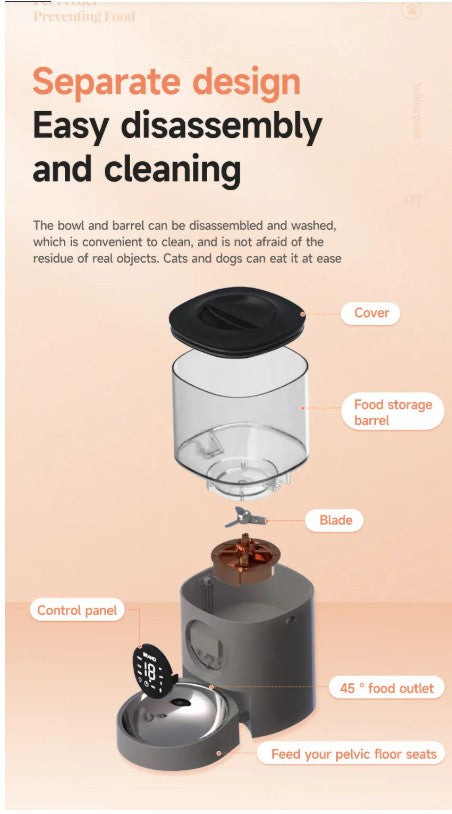 Happy Tummies, On Time: Smart WIFI Pet Feeder