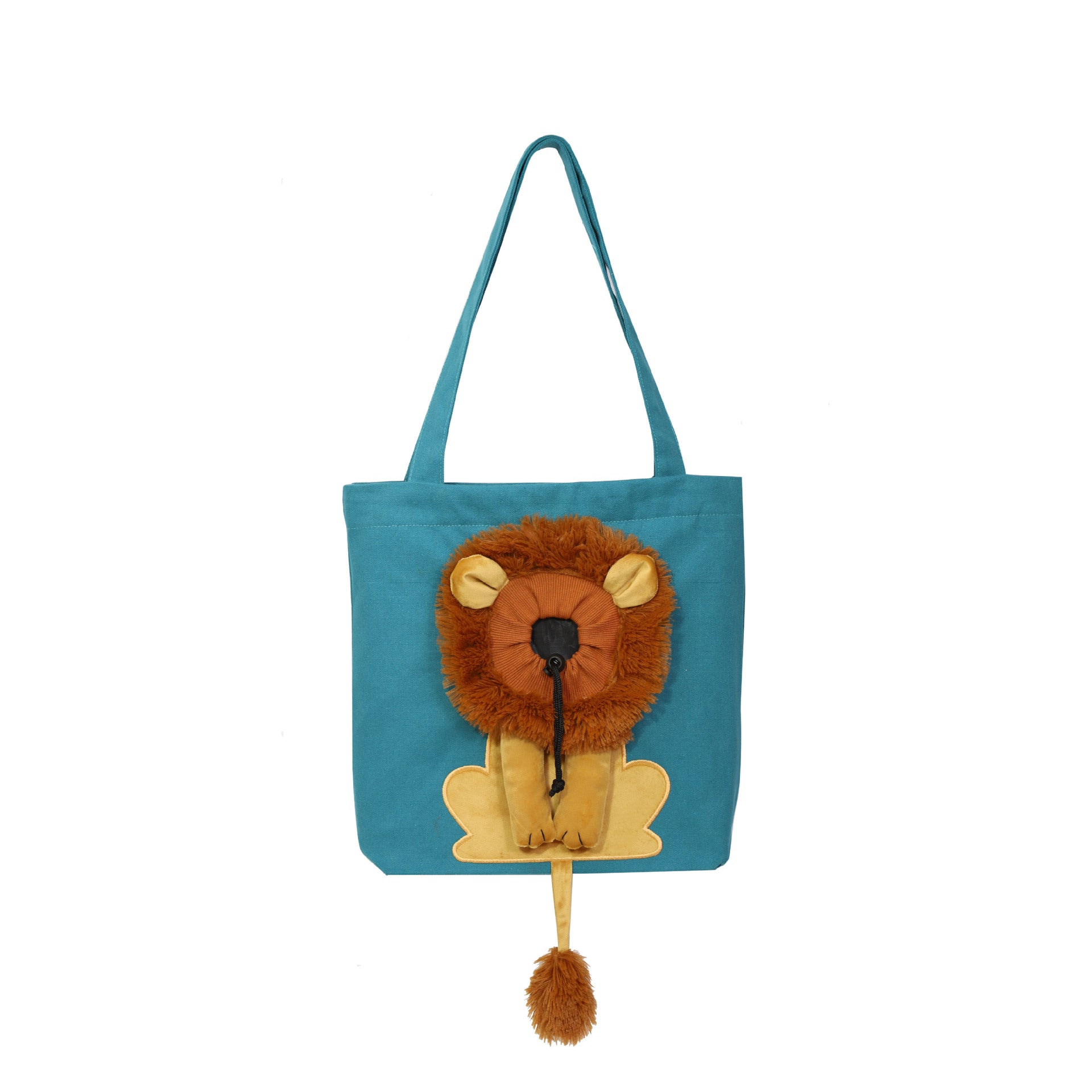 Travel Made Cute: Lion Pet Carrier for Small Pets