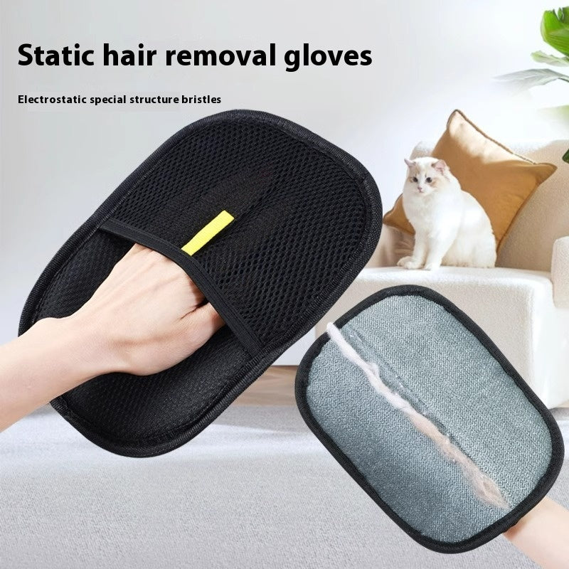 Pet Grooming Glove – Remove Loose Fur While You Pet