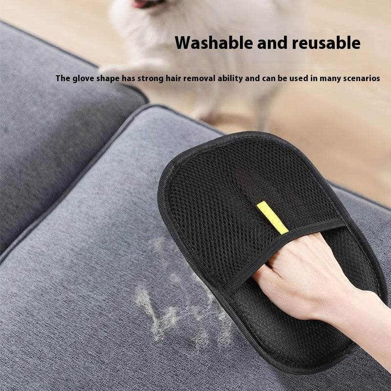 Pet Grooming Glove – Remove Loose Fur While You Pet