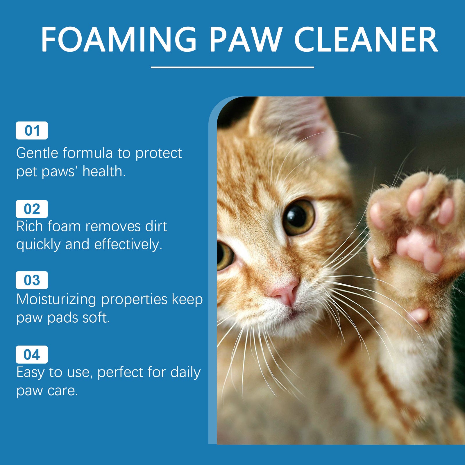 Deep Care Paw Cleaning Foam – Fresh Paws in Seconds