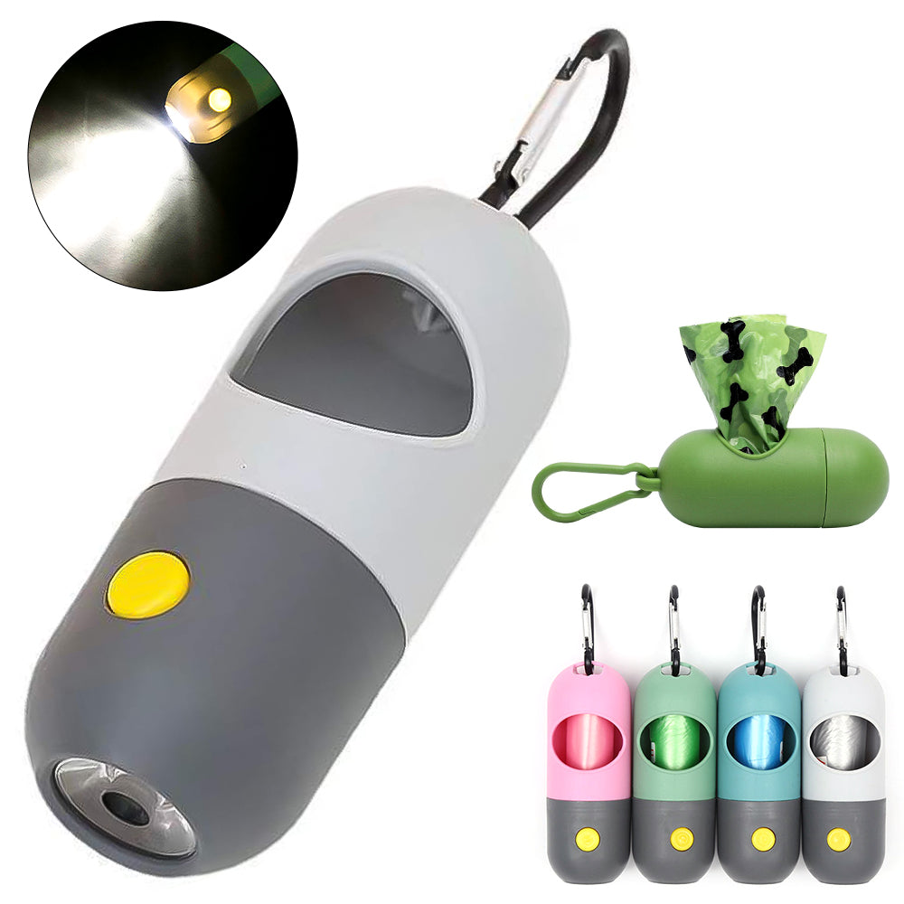 Walk Smarter: Lighted Dog Poop Bag Dispenser