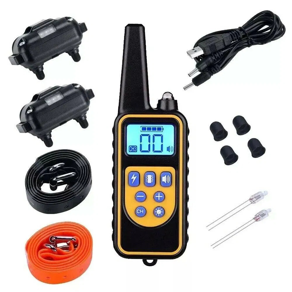 3000 FT Rechargeable Waterproof Dog Training Collar